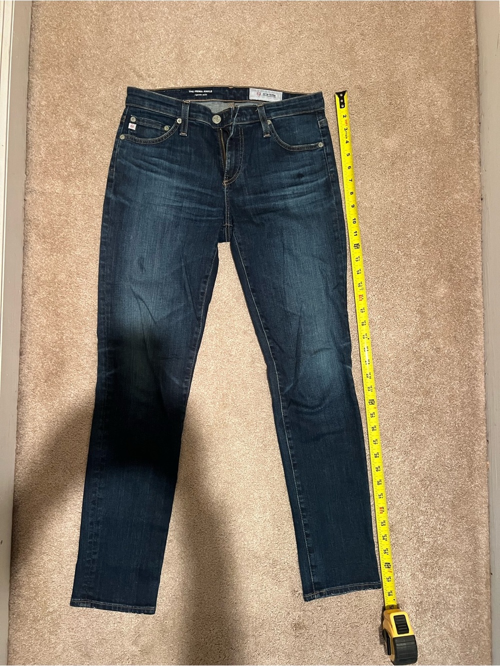 AG Adriano Goldschmied Dark Blue Skinny Jeans